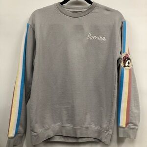 Buc-ee’s Striped crew neck sweater Sweatshirt Size small